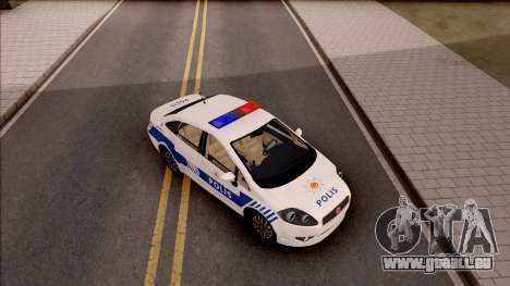 Fiat Linea Turkish Police für GTA San Andreas