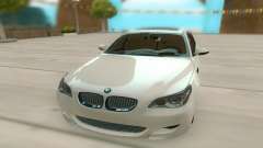 BMW M5 E60 blanc pour GTA San Andreas