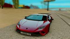 Lamborghini Huracan red für GTA San Andreas