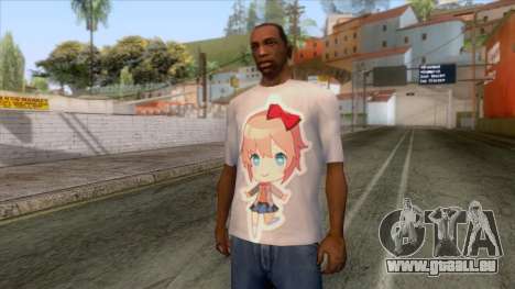 Doki Doki Sayori T-Shirt pour GTA San Andreas