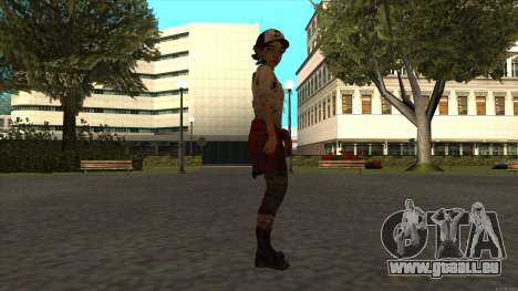 Clementine from The Walking Dead - season 3 pour GTA San Andreas
