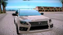 Lexus LX570 silver pour GTA San Andreas