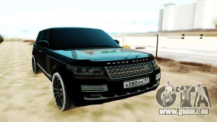 Land Rover Range Rover SVA чёрный pour GTA San Andreas