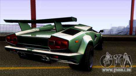 Lamborghini Countach Extra Wide Wheels pour GTA San Andreas
