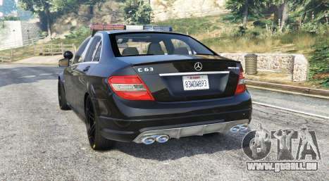 Mercedes-Benz C 63 AMG (W204) Police [replace]