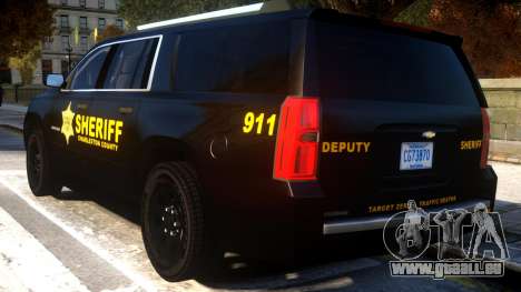 2015 Suburban Target Zero Units Police für GTA 4