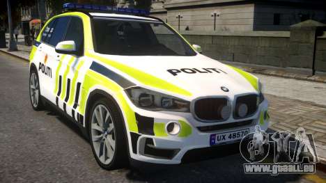 BMW X5 Norwegian Police pour GTA 4