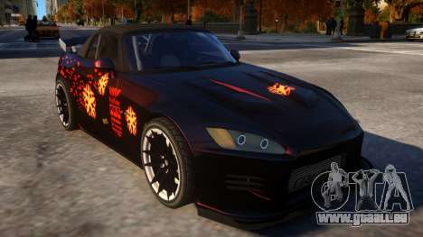 Fast And Furious 1 Honda S2000 Movie Car pour GTA 4