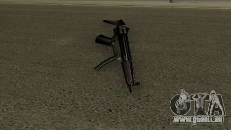 MP5 Default HQ pour GTA San Andreas