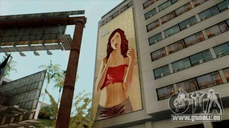 GTA IV Lollypop Girl Billboard für GTA San Andreas