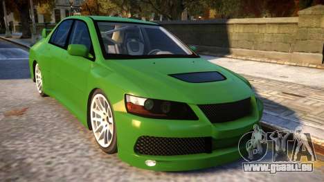 Mitsubishi Lancer Evolution VIII MR NFS Edition für GTA 4