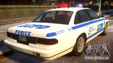 Vapid Police Cruiser pour GTA 4