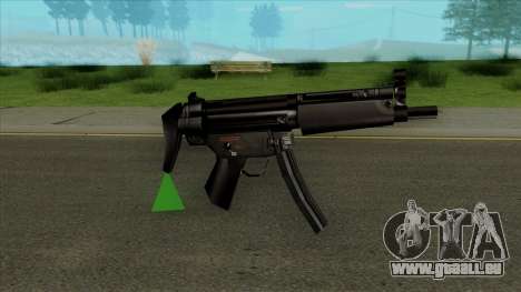 MP5 Default HQ pour GTA San Andreas