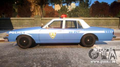 1985 Chevrolet Caprice NYPD Police pour GTA 4