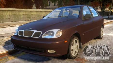 Daewoo Lanos Sedan SX US 1999 pour GTA 4