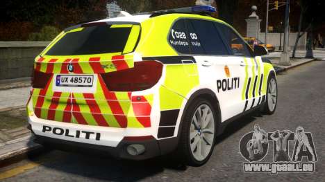BMW X5 Norwegian Police pour GTA 4