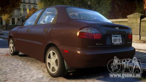 Daewoo Lanos Sedan SX US 1999 pour GTA 4