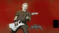 James Hetfield Metallica Art Wall pour GTA San Andreas