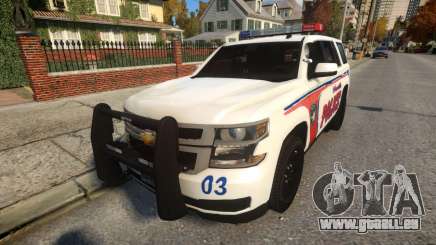 Chevy Tahoe police pour GTA 4