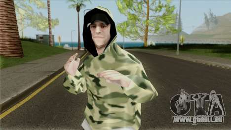 Bmost en tenue de Camouflage pour GTA San Andreas