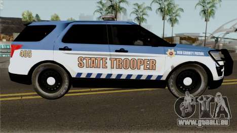 Ford Explorer 2012 Red County Police für GTA San Andreas