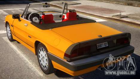 1986 Alfa Romeo Spider 115 v1.0 pour GTA 4