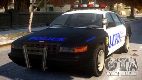 GTA 5 Vapid Police pour GTA 4