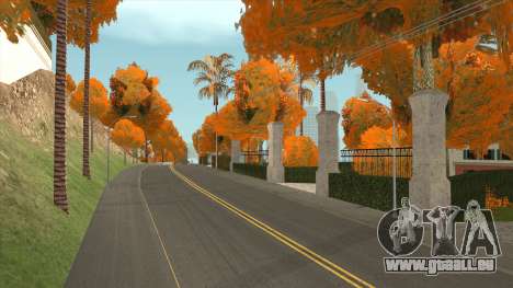 Feuilles d'automne sur les Arbres v1.0 pour GTA San Andreas