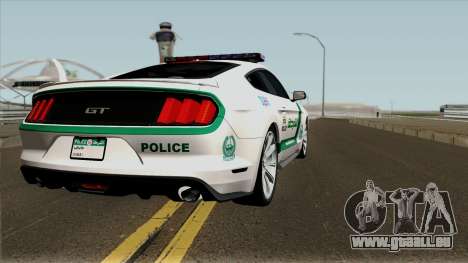 Ford Mustang GT 2015 Dubai Police RedBull Dubai für GTA San Andreas