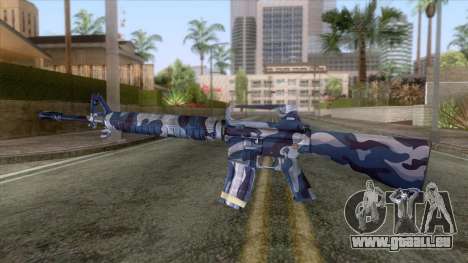 M-16 Camo URB Azul pour GTA San Andreas