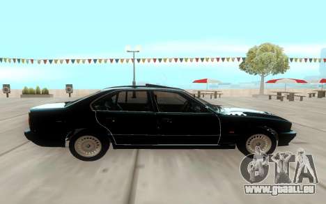 BMW 525i E34 Black pour GTA San Andreas