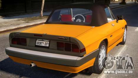 1986 Alfa Romeo Spider 115 v1.0 pour GTA 4