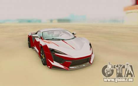 W Motors Fenyr SuperSport pour GTA San Andreas
