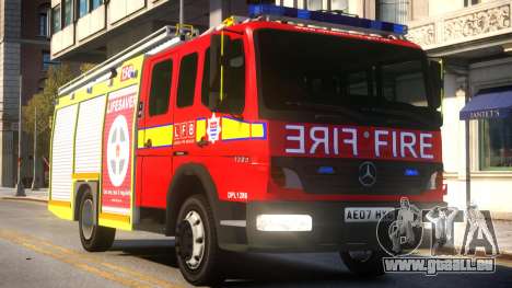 London Fire Brigade Atego Fire Appliance pour GTA 4