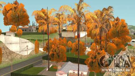 Herbst Blätter auf den Bäumen v1.0 für GTA San Andreas