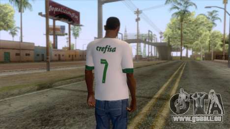 Palmeiras - Away T-Shirt für GTA San Andreas