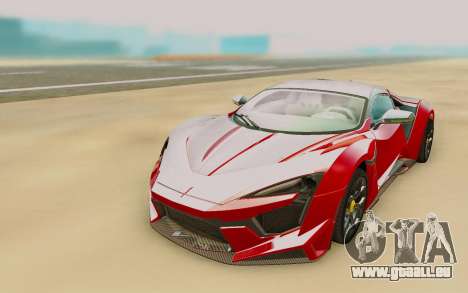 W Motors Fenyr SuperSport pour GTA San Andreas