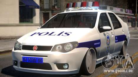 Fiat Albea Turk Police für GTA 4