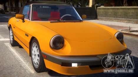 1986 Alfa Romeo Spider 115 v1.0 pour GTA 4