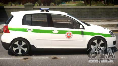 Volkswagen Golf 5 GTI Lithuanian Police pour GTA 4
