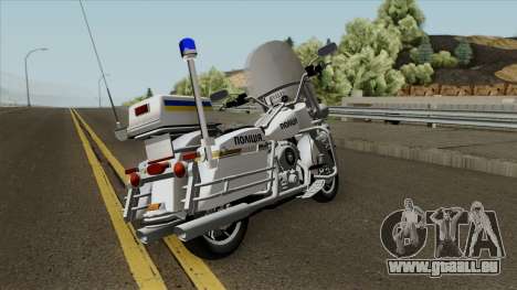 Harley-Davidson FLH 1200 Police de l'Ukraine pour GTA San Andreas