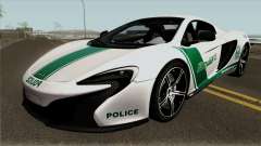 McLaren 650S Spyder Dubai Police v1.0 für GTA San Andreas