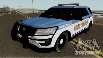 Ford Explorer 2012 Red County Police für GTA San Andreas