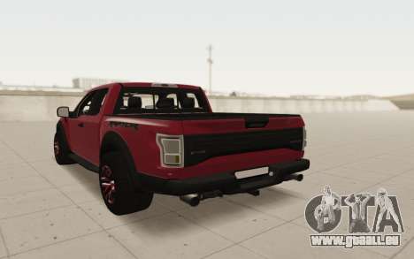 Ford Raptor F150 2017 pour GTA San Andreas