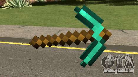 Minecraft Diamond Pickaxe pour GTA San Andreas