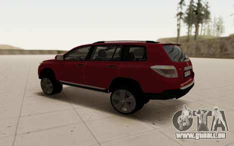 Toyota Highlander 2011 [ver. 1.0] für GTA San Andreas