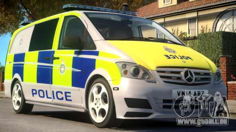 Mercedes-Benz Vito Police V.1.3 pour GTA 4