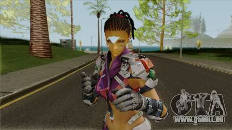 Skin Maven from Ghost in The Shell (with a face) für GTA San Andreas