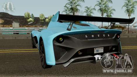 Lotus 3 Eleven 2016 für GTA San Andreas