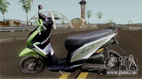 Honda BeAT FI Green STD pour GTA San Andreas